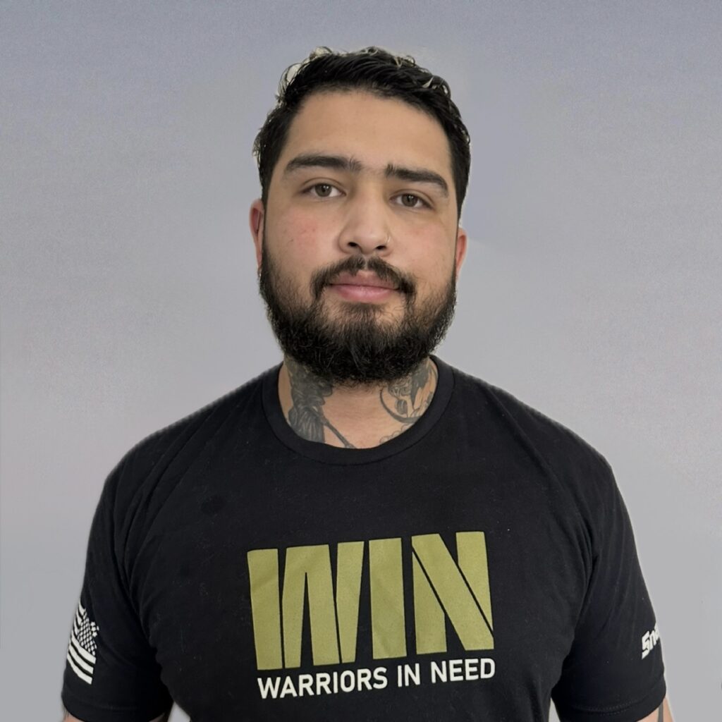 Bryan Hernandez completing Warriors In Need veteran job training for FAA A&P certification, Airframe and Powerplant pathways, and aircraft mechanic careers.